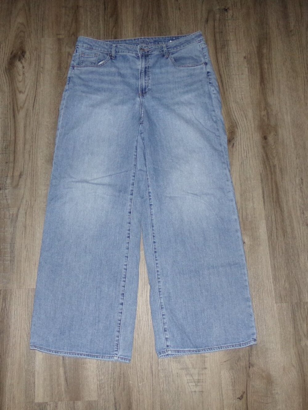 CHICOS HIGH RISE WIDE LEG JEANS SZ 16R CHICOS 3R